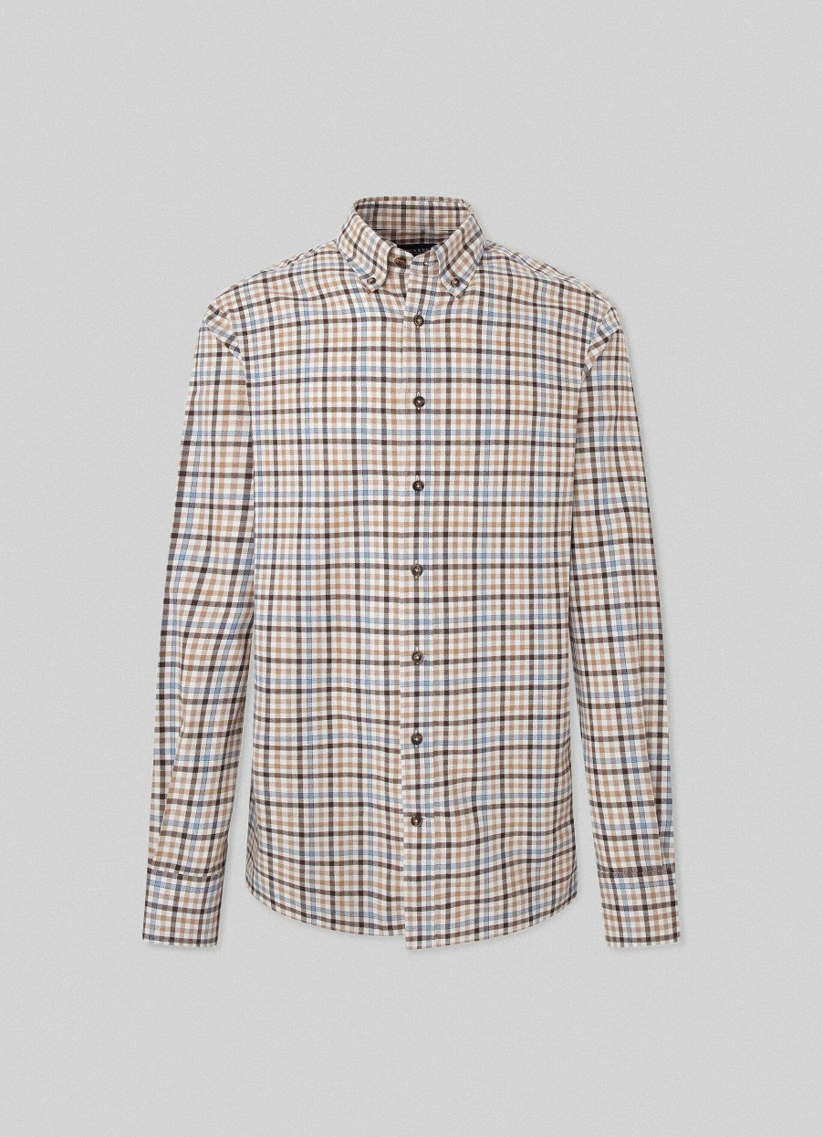 Klader Hackett London | Slim Fit Gingham-Skjorta