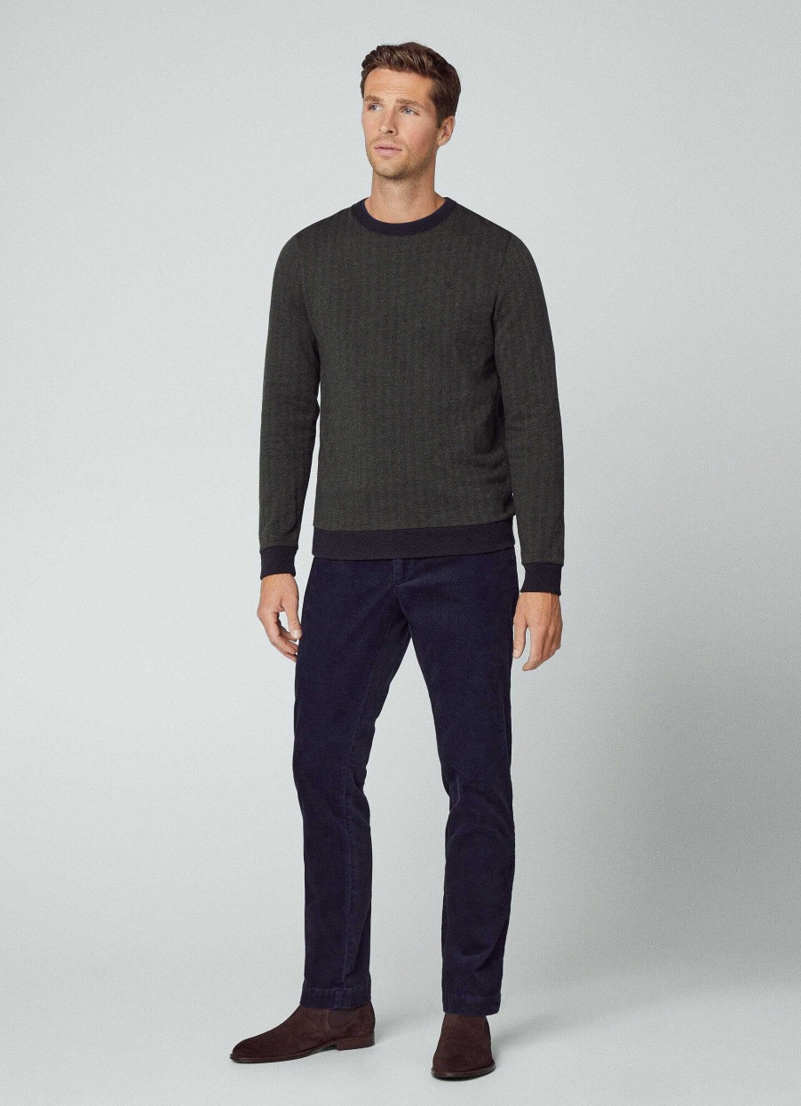 Klader Hackett London | Silgbensjumper Med Crew Neck