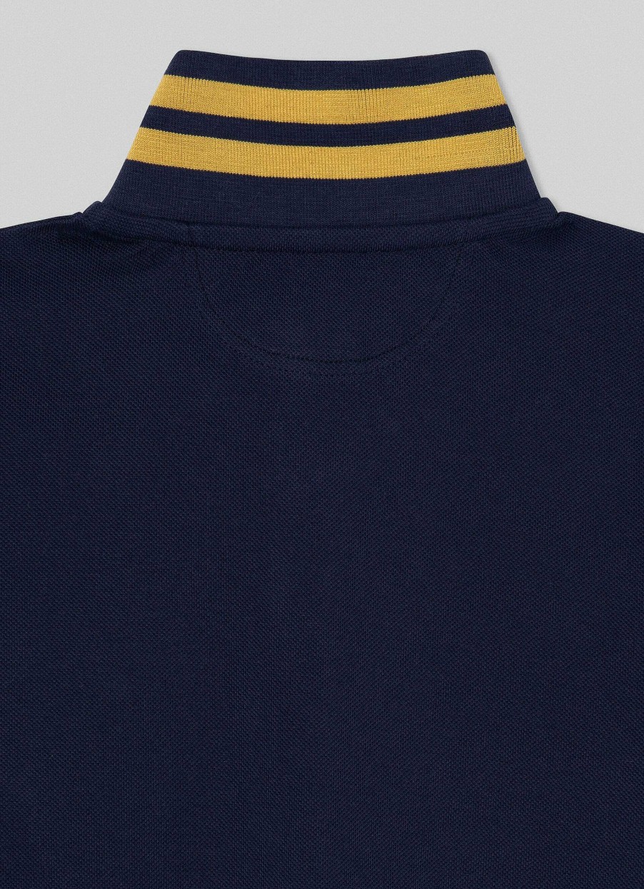 Pojkar Hackett London | Heritage Bomull Pique Polo Shirt