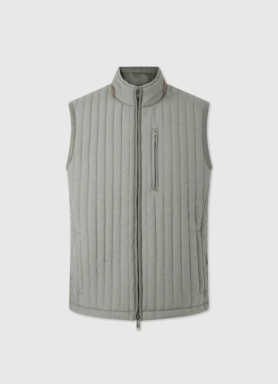 Klader Hackett London | Vattentat Hybrid Gilet