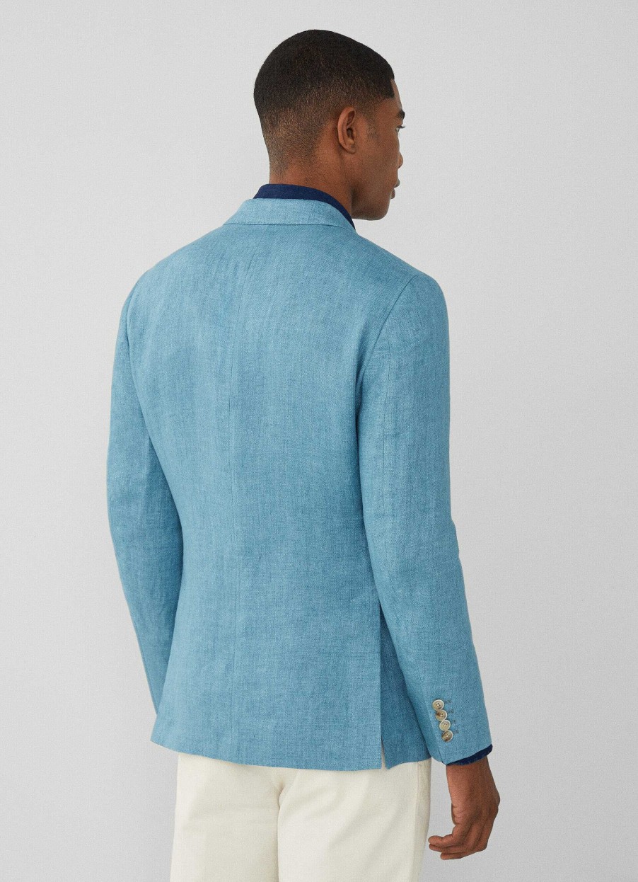 Klader Hackett London | Classic Fit Linen Blazer