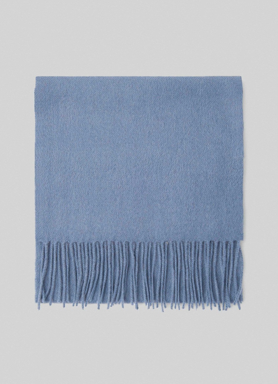 Tillbehor Hackett London | Enlig Farg Cashmere Scarf