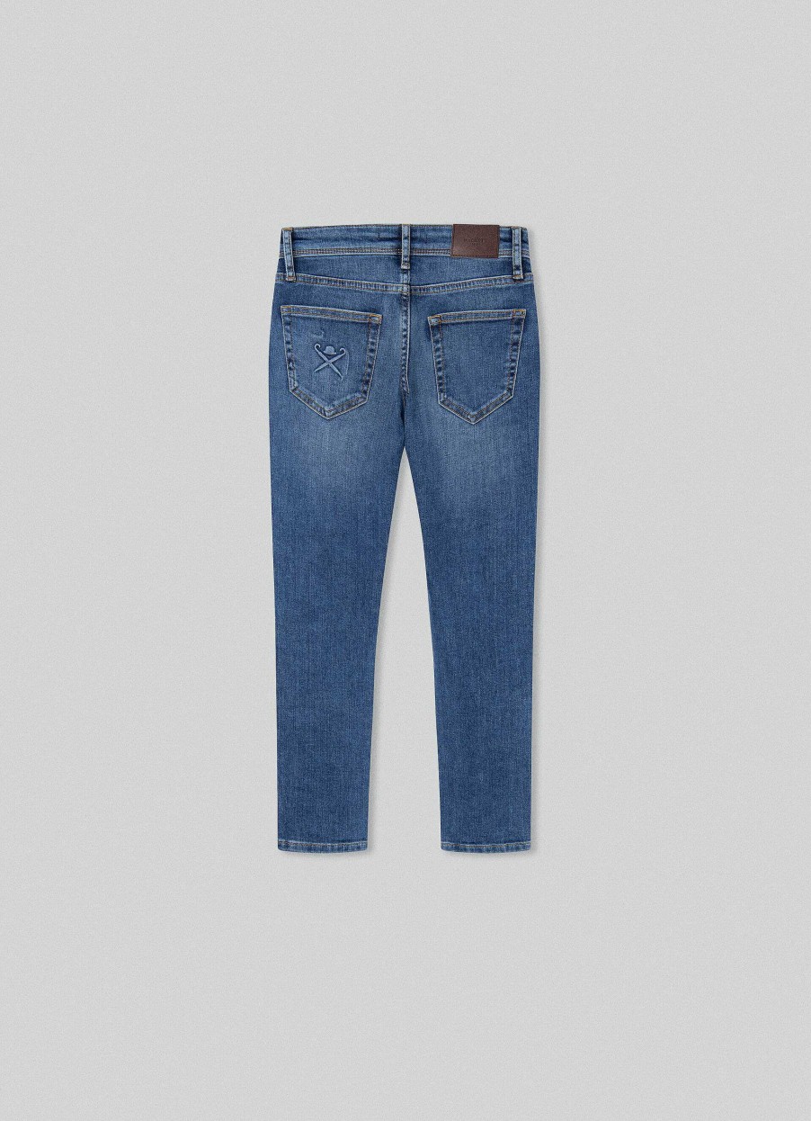 Pojkar Hackett London | Vintage Denim Slim Fit Jeans