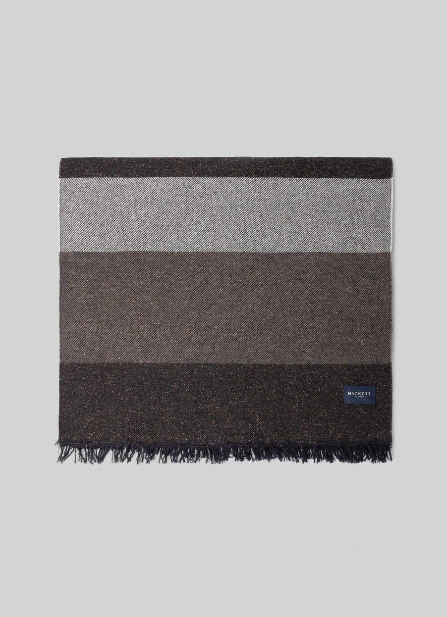 Tillbehor Hackett London | Farg Blockscarf