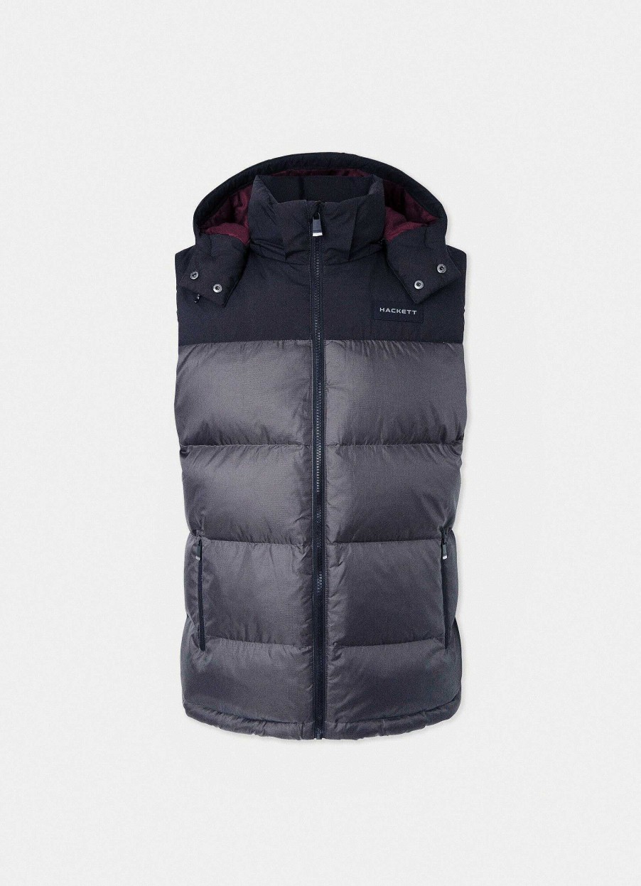 Klader Hackett London | Hackett Sport Tvafargad Puffer Gilet