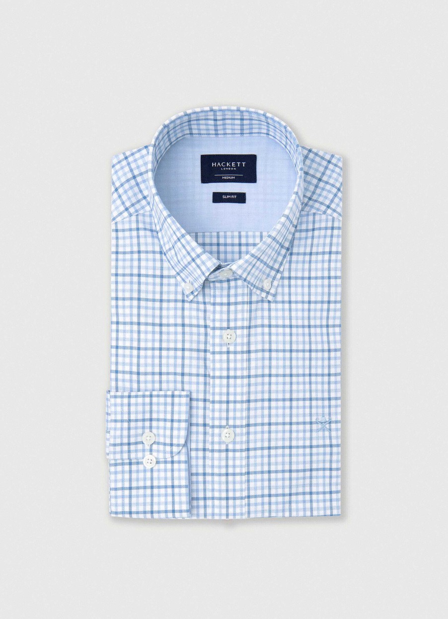 Klader Hackett London | Slim Fit Gingham Check Shirt