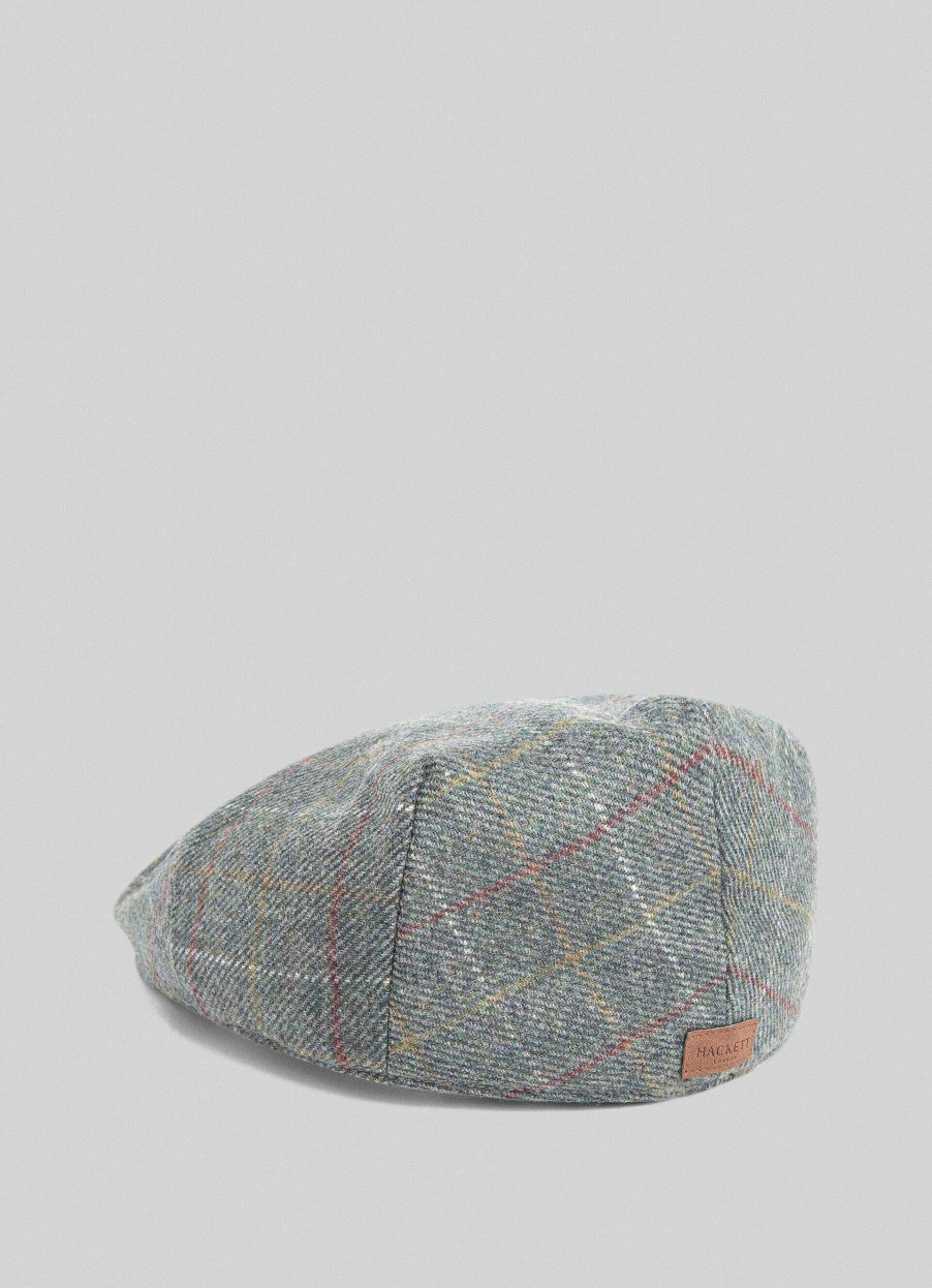 Tillbehor Hackett London | Tattersall Flat Cap