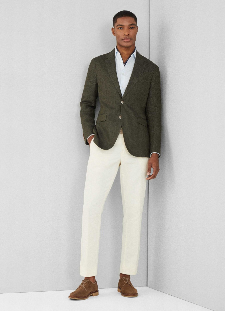 Klader Hackett London | Classic Fit Linen Blazer