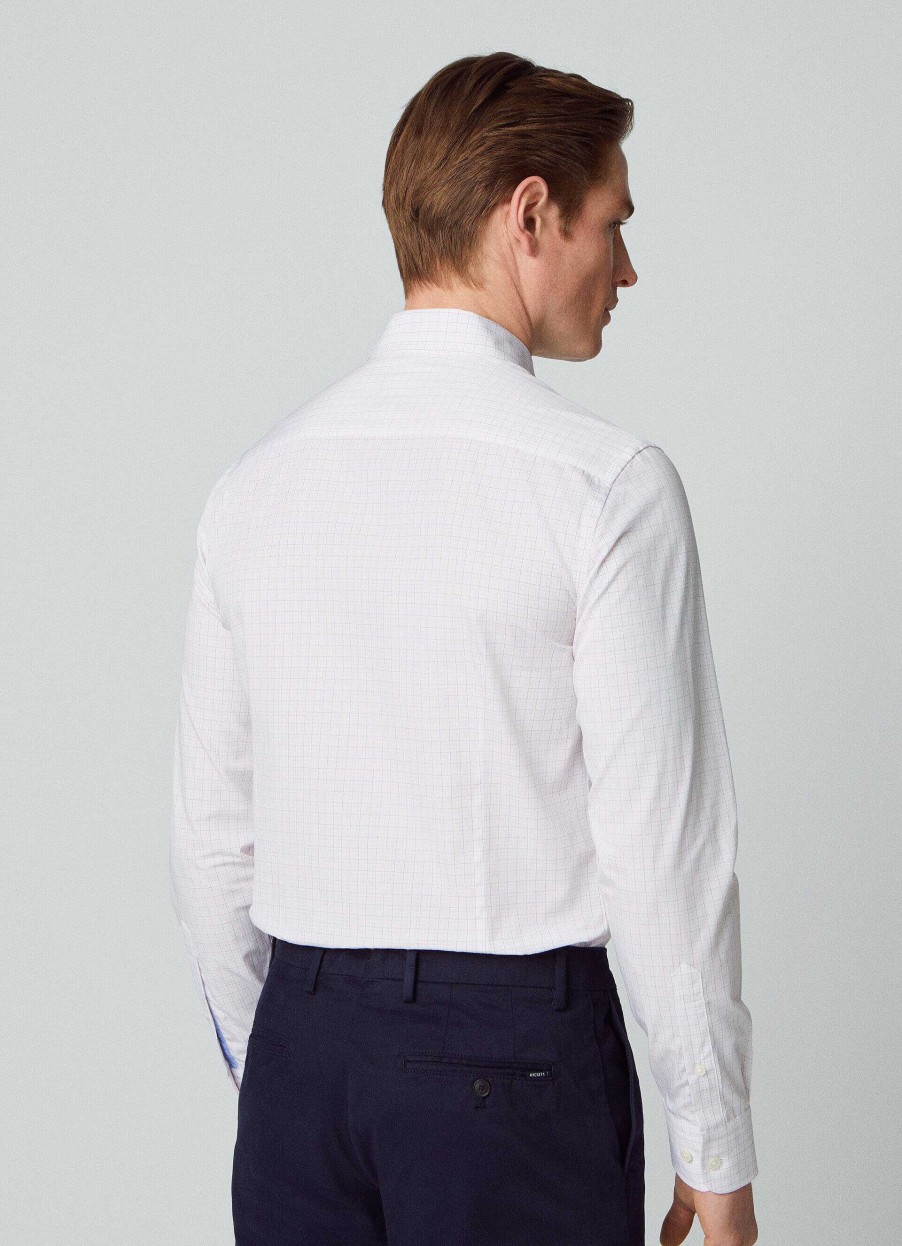 Klader Hackett London | Slim Fit Tattersall Check-Skjorta