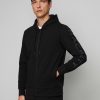 Klader Hackett London | Klassisk Passform Hoodie Med Full Dragkedja