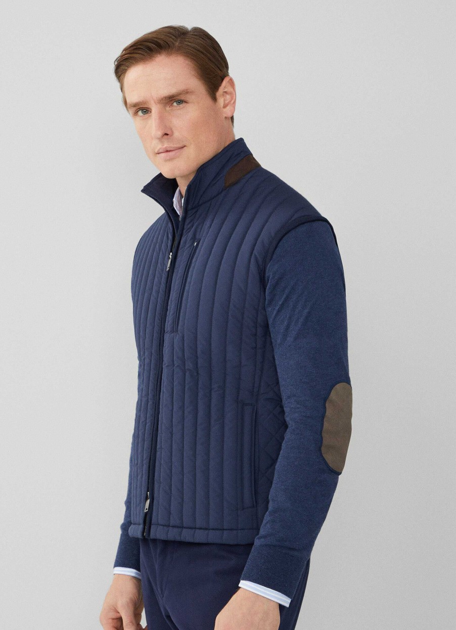 Klader Hackett London | Vattentat Hybrid Gilet