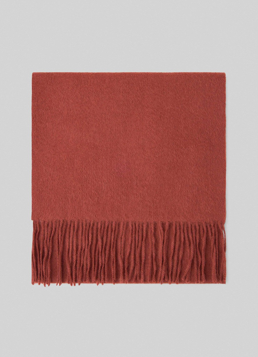 Tillbehor Hackett London | Enlig Farg Cashmere Scarf