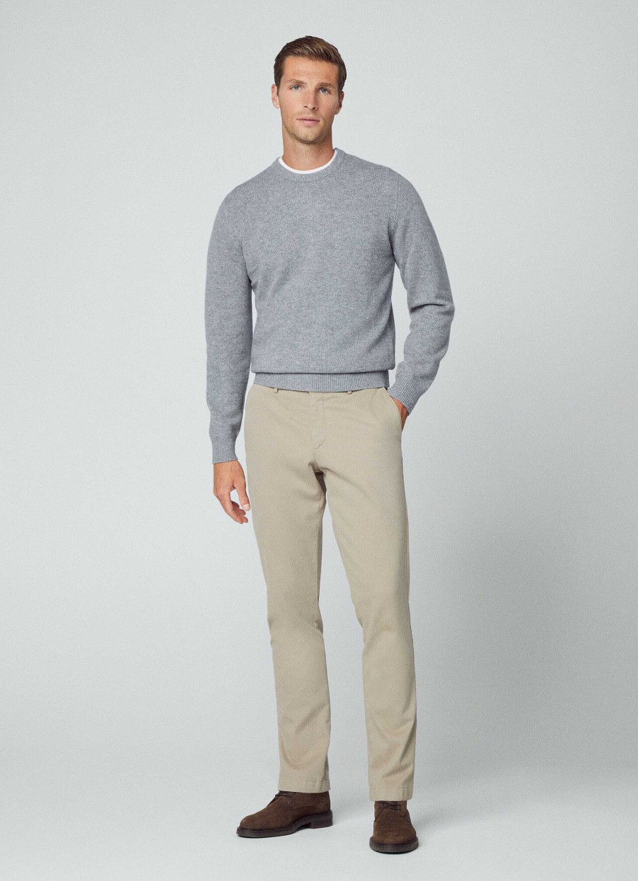 Klader Hackett London | Lamm Ull Crew Neck Jumper