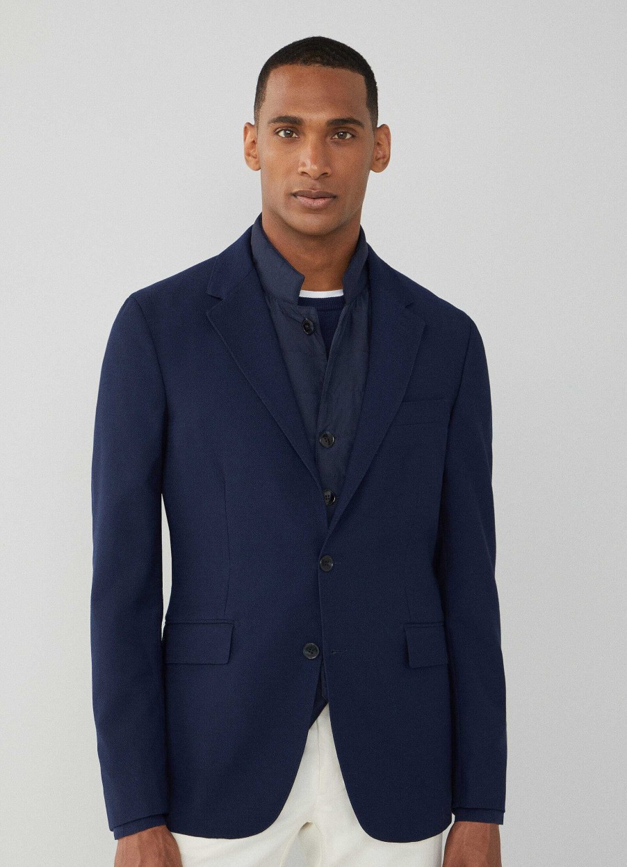 Klader Hackett London | Hybrid Blazer Med Avtagbar Happa