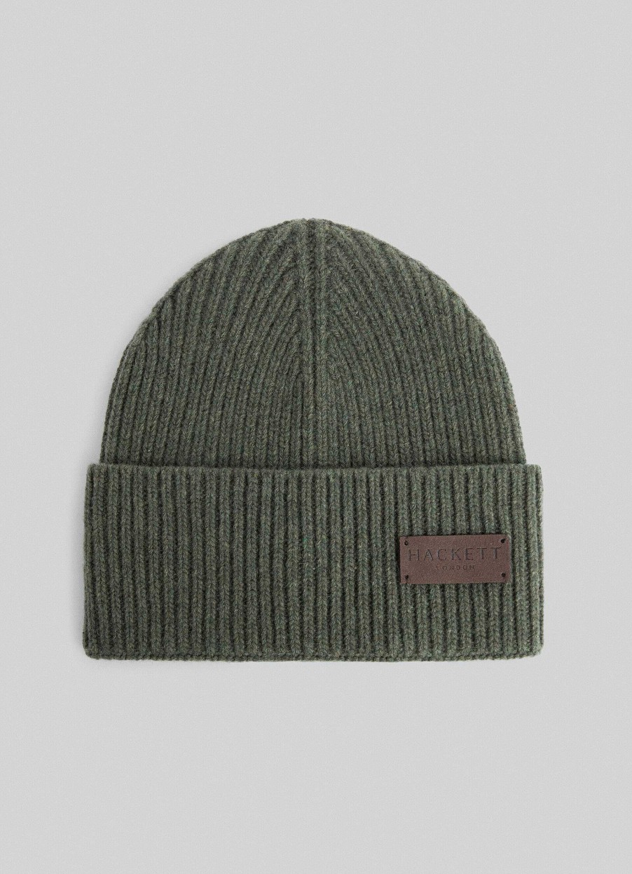 Tillbehor Hackett London | Ribbad Cashmere Beanie