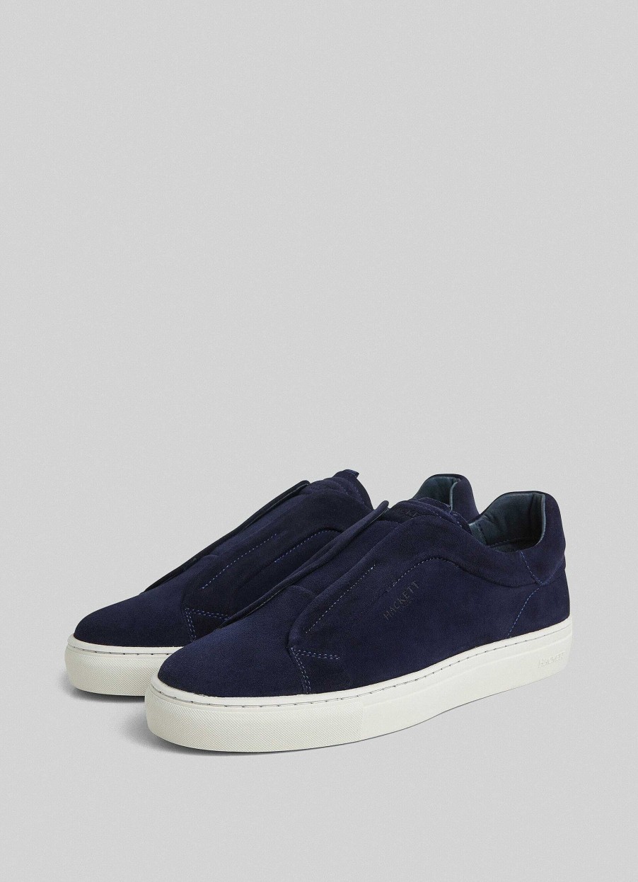 Skor Hackett London | Slip-On Skor I Mocka