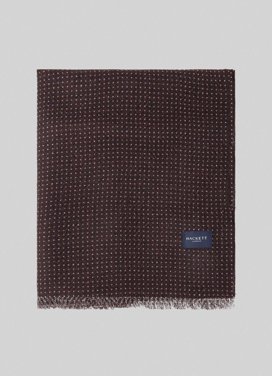 Tillbehor Hackett London | Dubbelsidig Ullscarf