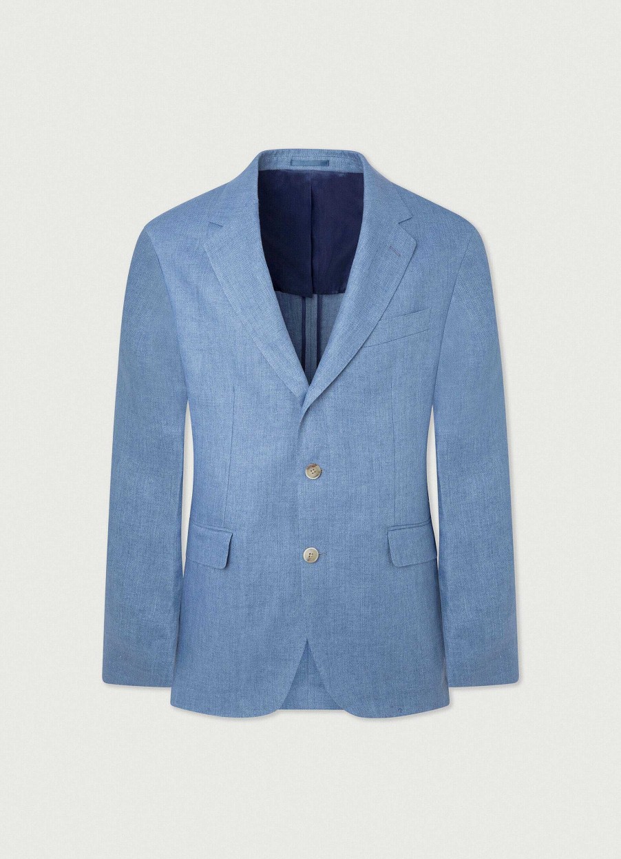 Klader Hackett London | Classic Fit Linen Blazer