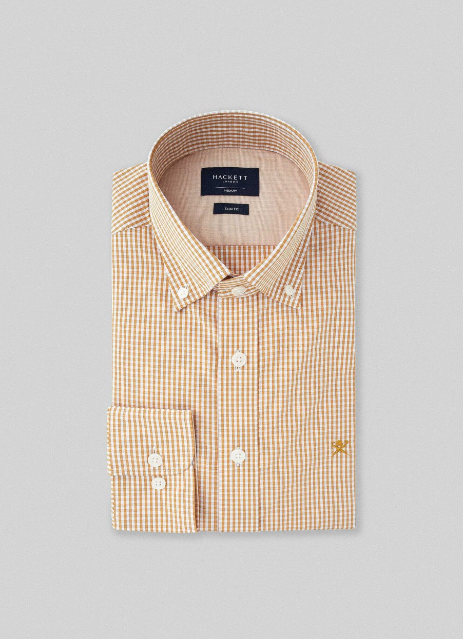 Pojkar Hackett London | Slim Fit Gingham-Skjorta