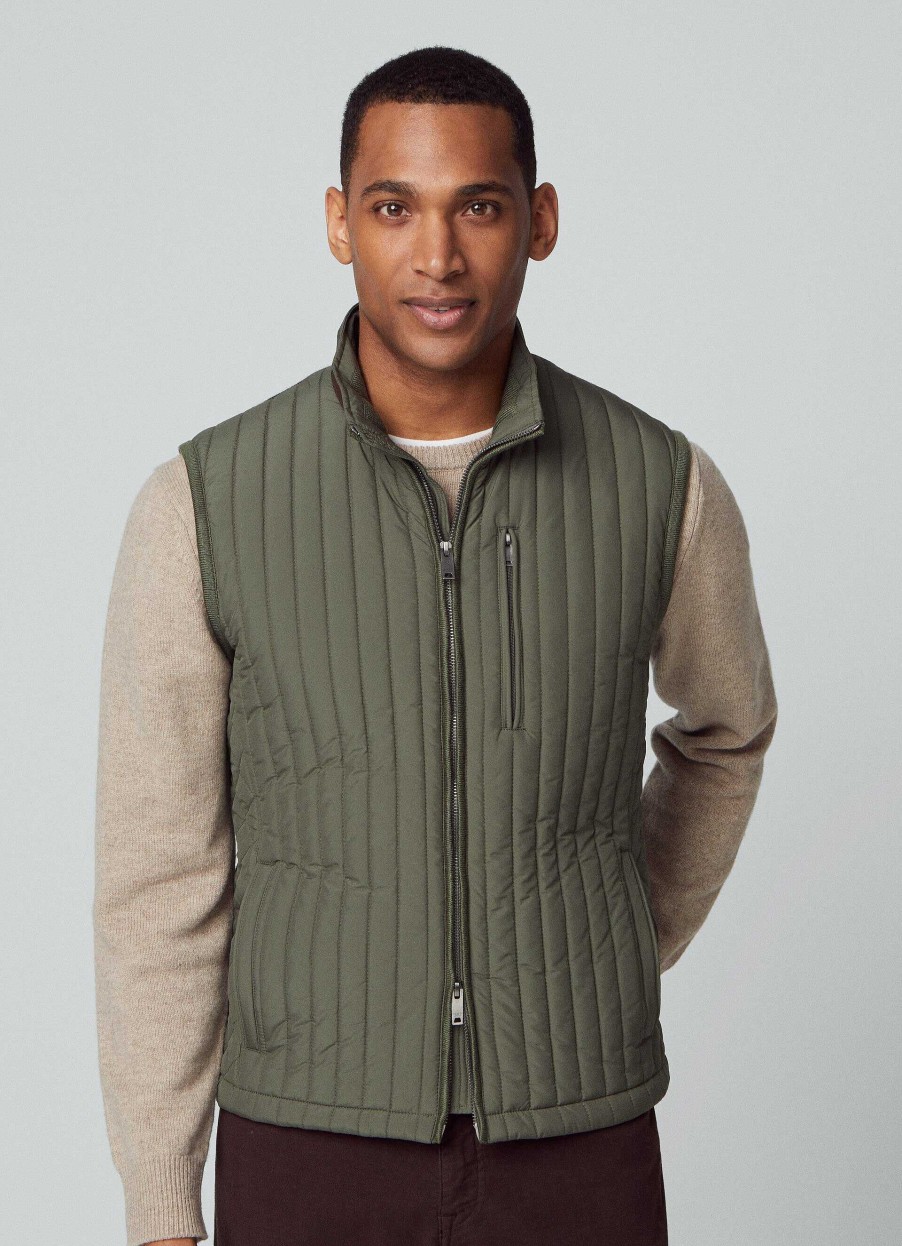 Klader Hackett London | Vattentat Hybrid Gilet