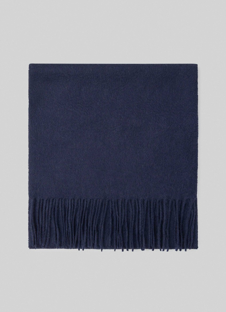 Tillbehor Hackett London | Enlig Farg Cashmere Scarf