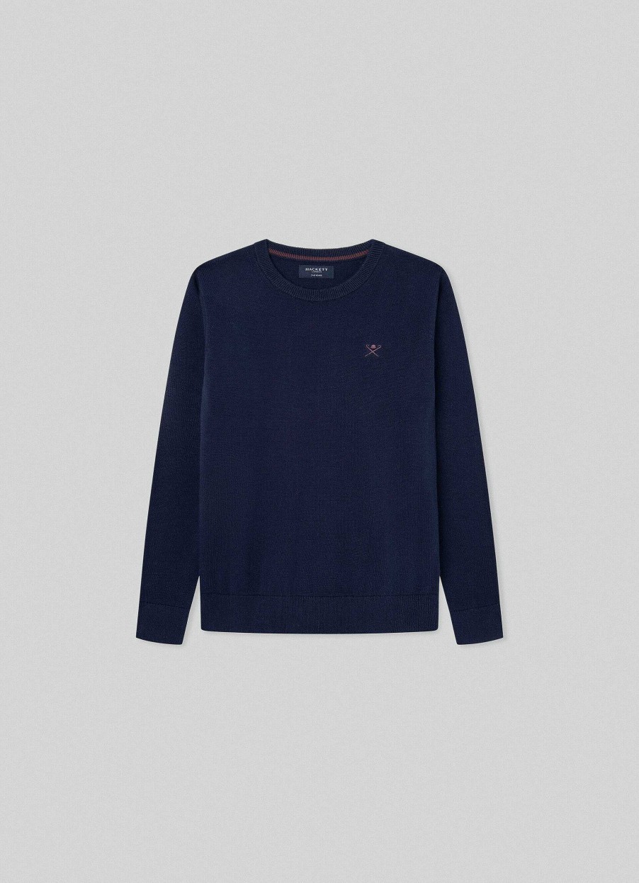 Pojkar Hackett London | Classic Fit Crew Neck Jumper